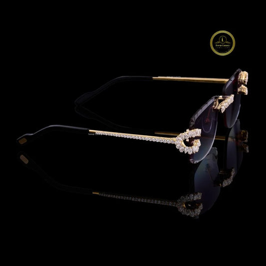 High End Diamond Sunglasses Unisex Luxury Eyewear By Ivevar