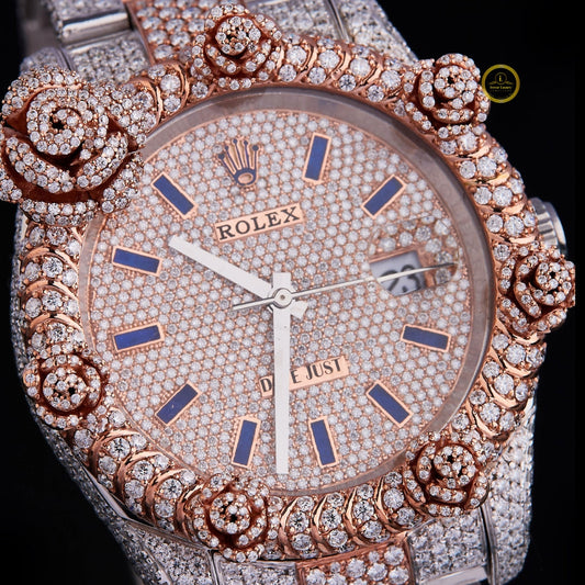 Regal Men’s Diamond-Adorned Timepiece Reflecting Lasting Prestige by Ivevar