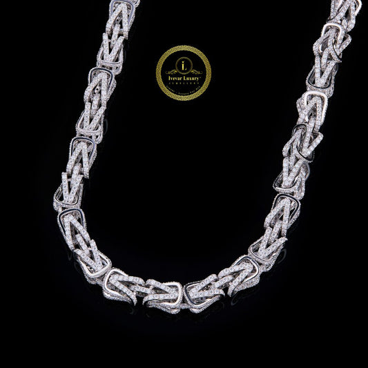Iced Rope Style Lab Grown Diamond Chain Premium Custom Jewelry By Ivevae