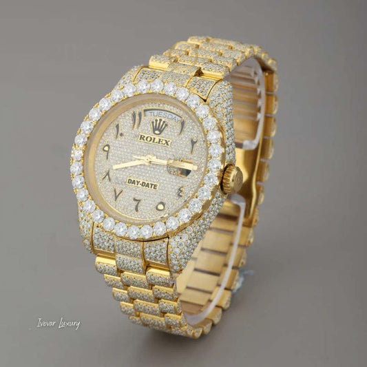 IVEVAR Men's Dress Watch - Premium Stainless Steel Crystal Quartz Watch for Professionals