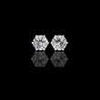 Luxury Lab Grown Diamond Round Cut Solitaire Stud Earrings with Classic Six Prong Setting