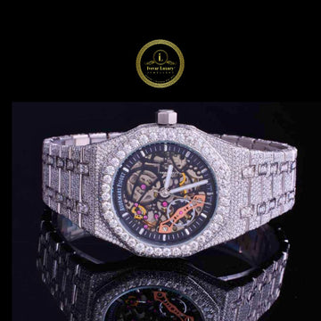 Exquisite lab Grown Diamond Watch Iced Out Elegance Ivevar