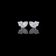 Exquisite Marquise Moissanite Diamond Cluster Stud Earrings in Bezel Setting for Timeless Elegance
