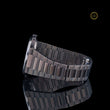Elegant Black Dial Bezel Diamond Studded Watch - View 3