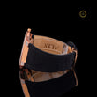 Rose Gold Crystal Bezel Diamond Black Dial Watch - View 3