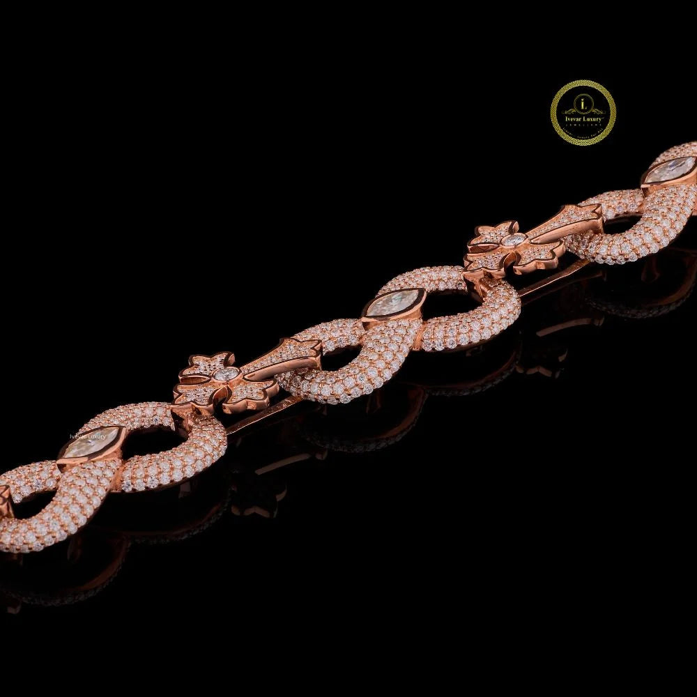 Premium Lab Created Diamond Infinity Necklace By Ivevar - View 3