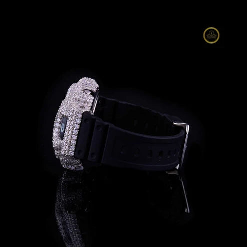 Exclusive D Color Moissanite Iced Luxury Timepiece - View 4