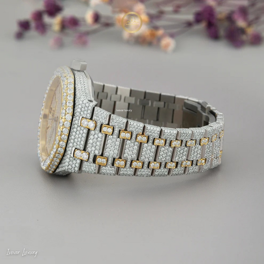 Bling Diamond Watch Full Iced Lab Grown Diamonds Ivevar