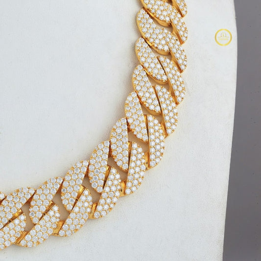 Lab Grown Diamond Cuban Chain Handcrafted Luxury Jewelry by Ivevar