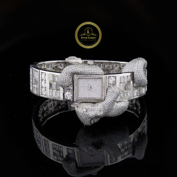 Mechanical Bling Redefined - Custom VVS Moissanite Iced Out Timepiece