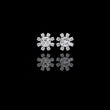 Luxury Round Lab Created Diamond Unmatched Brilliance & Craftsmanship Earring in Round Cut