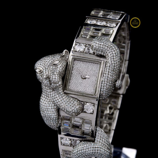 Mechanical Bling Redefined - Custom VVS Moissanite Iced Out Timepiece