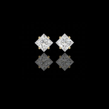 Timeless Princess Cut Lab Diamond Earrings Ethical Brilliance Perfect For Gift