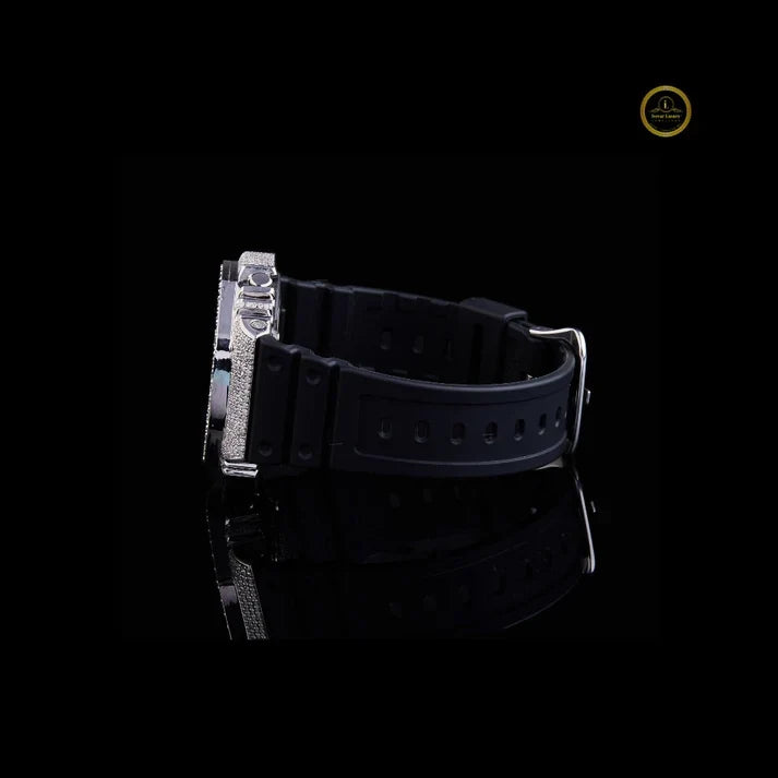 Fully Iced Luxury Wristwatch with Lab Grown Diamond Bezel – Modern Street Style and Timeless Elegance - View 4