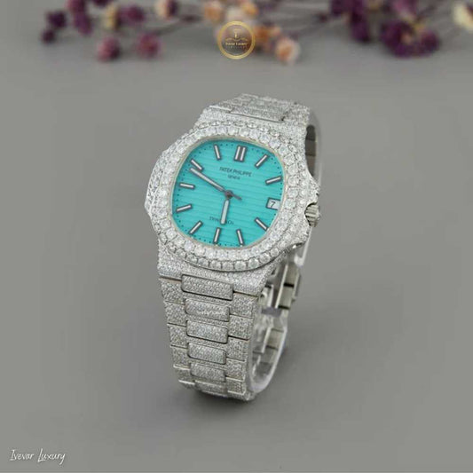 Ivevar's Pure Luxe - The Definitive Moissanite Diamond Iced Out Watch for Men
