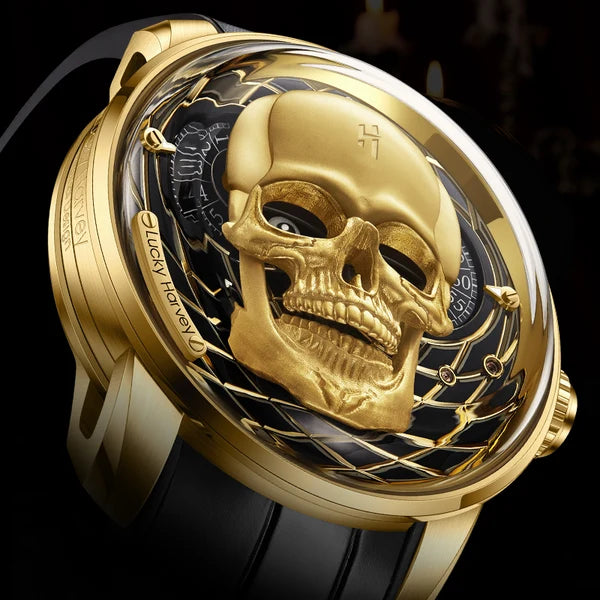 Craftsmanship Series Gold Skull Limited Edition Automatic Watch - view 2