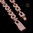Premium Lab Created Diamond Infinity Necklace By Ivevar - View 4
