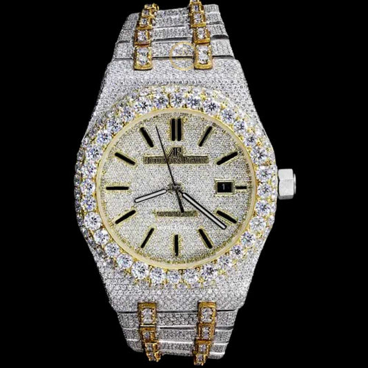 Full Iced Out Lab Grown Diamond Watch for Men IVEVAR Bling Collection