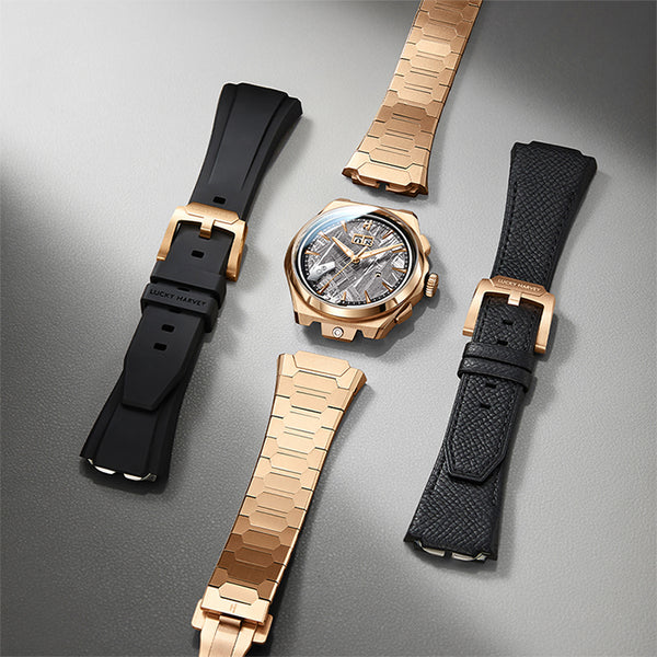 Meteorite Dial Rose Gold Titanium Chiming Limited Edition Automatic Watch
