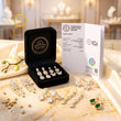 Star Shaped Cluster Stud Earrings with Round Lab Diamonds - View 11