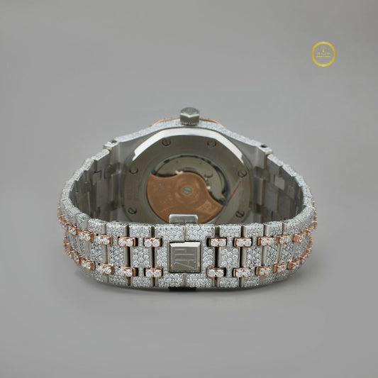 Stunning Iced Out Luxury Moissanite Diamond Watch by Ivevar Elegant & Ethical