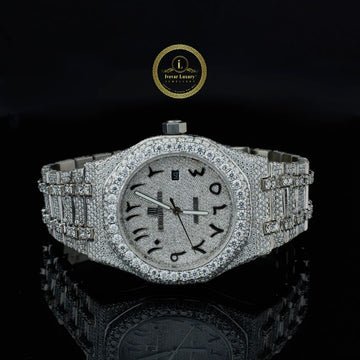 Full Iced Lab Diamond Watch Luxury Rapper Style by IVEVAR