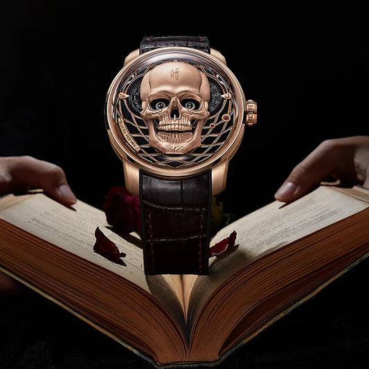Craftsmanship Series Rose Gold Skull Limited Edition Automatic Watch - view 2