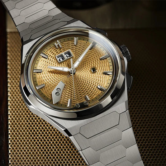 Sound Of Nature Guilloche Dial Yellow Titanium Chiming Limited Edition Automatic Watch