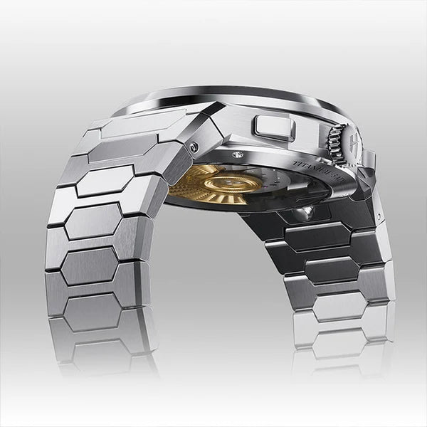 Meteorite Dial Yellow Titanium Chiming Limited Edition Automatic Watch