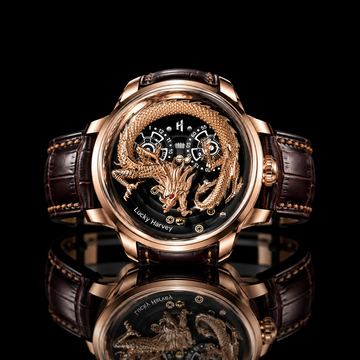 Craftsmanship Series Rose Gold Dragon Automatic Watch