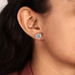 Heart Shape Moissanite Diamond Stud Earring For Love - View 8