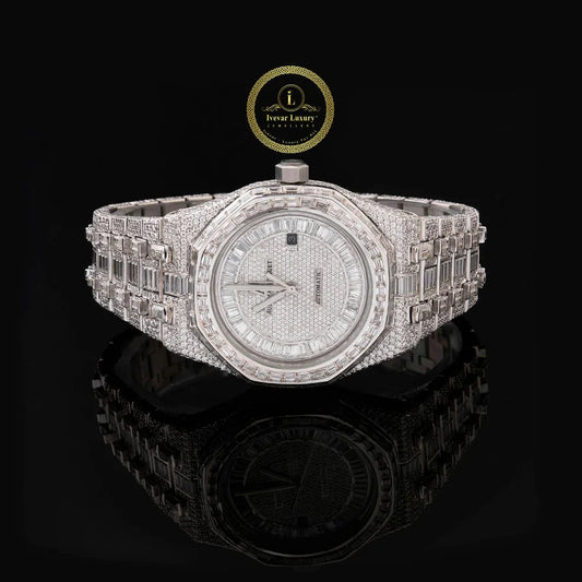 Diamond-Inspired Statement Watch For Men's And Rose Gold Classic Set For Women By Ivevar