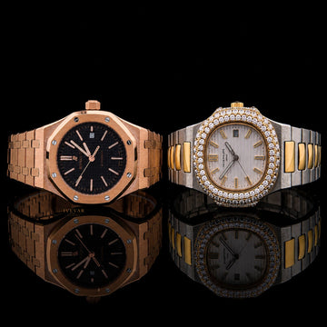 Rose Gold Moissanite Diamond Watch Set Premium Luxury Collection By Ivevar