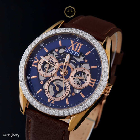 Ivevar's Men's Luxury Sport Watch - Custom Moissanite Diamonds on Premium Rubber