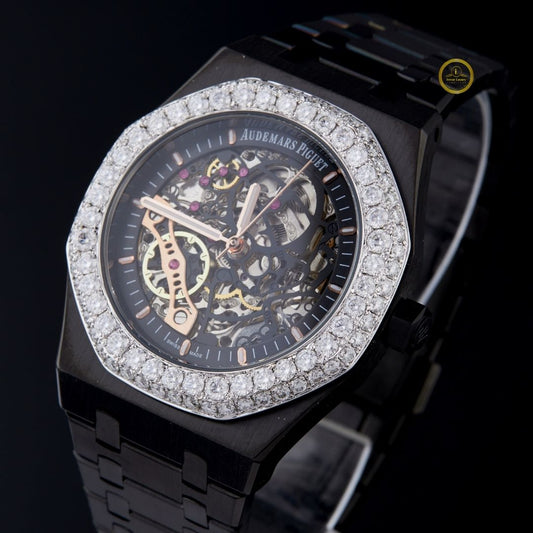 Top Quality Luxury Bling Hip Hop Iced Out Watch Round Quartz Diamond Watches Men By Ivevar