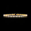 Oval & Round Cut Lab Diamond Tennis Bracelet