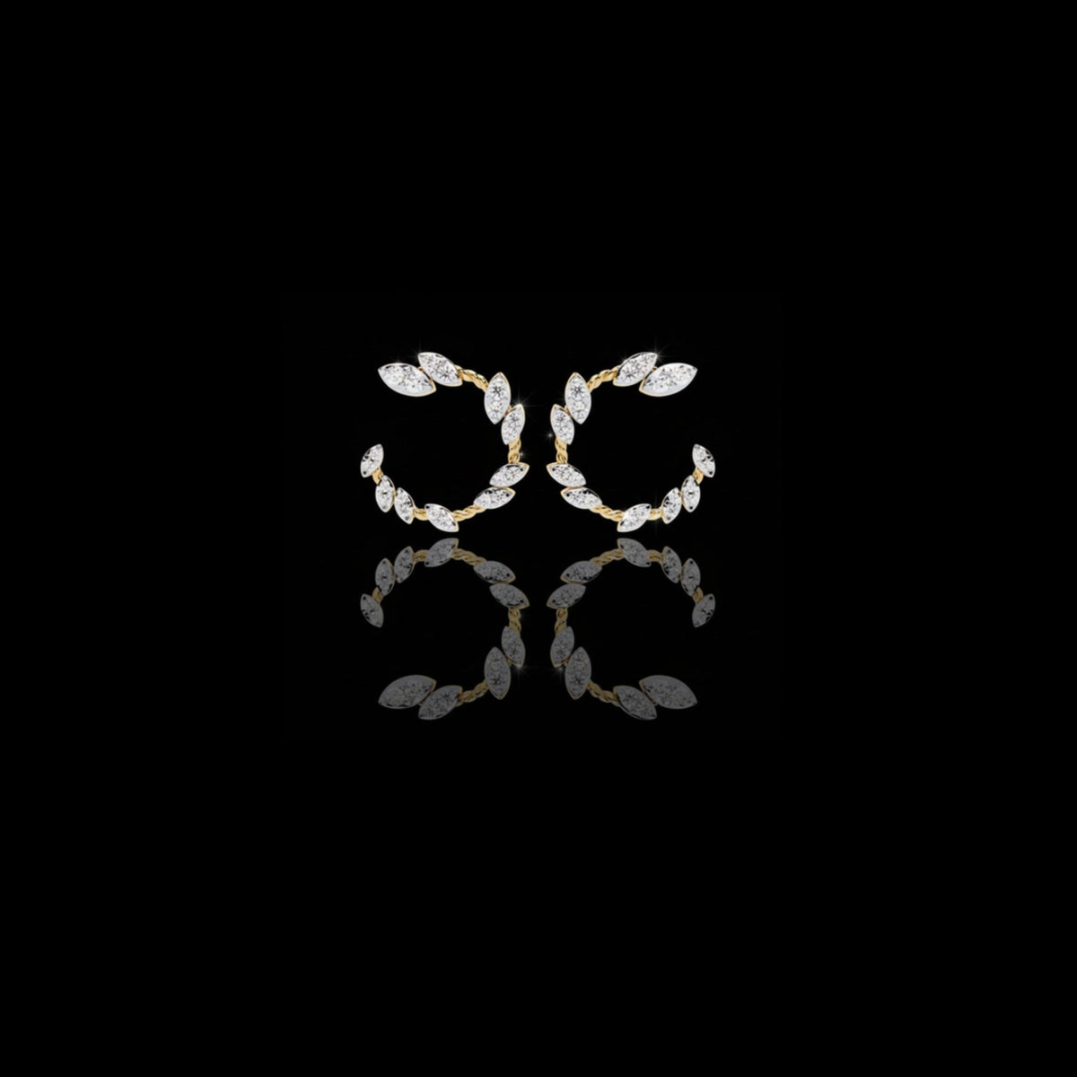 Petite Moissanite Diamond Stud Earrings Round Cut Stackable and Perfect for Love