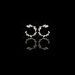 Petite Lab Grown Diamond Stud Earrings Round Cut Stackable and Perfect for Love