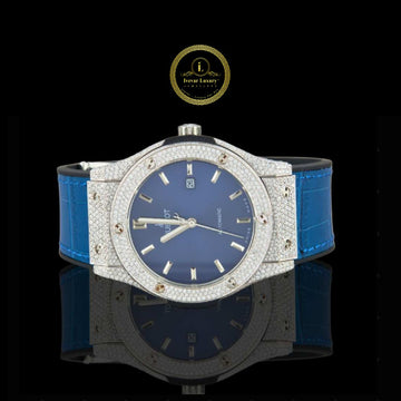 Ivevar Half Iced Watch Lab Grown Diamonds & Premium Design