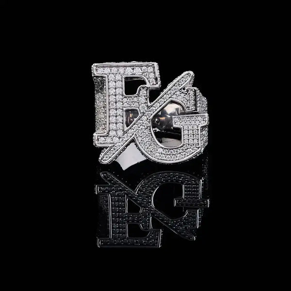 Moissanite Hiphop Ring