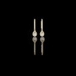 Bright Pear Cut Moissanite Diamond Drop Earrings Premium Halo Dangle Jewelry