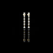 Celestial Multi Shape Lab Diamond Drop Earrings with Pear Emerald Oval & Princess Cuts
