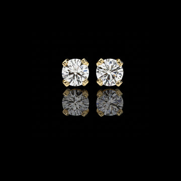 Real Sparkle Lab Grown Round Diamond Cut Earring Responsible Sourcing For Her