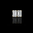 Stunning Lab Diamond Emerald Cut Earrings Crafted with Care Designed to Dazzle For Her