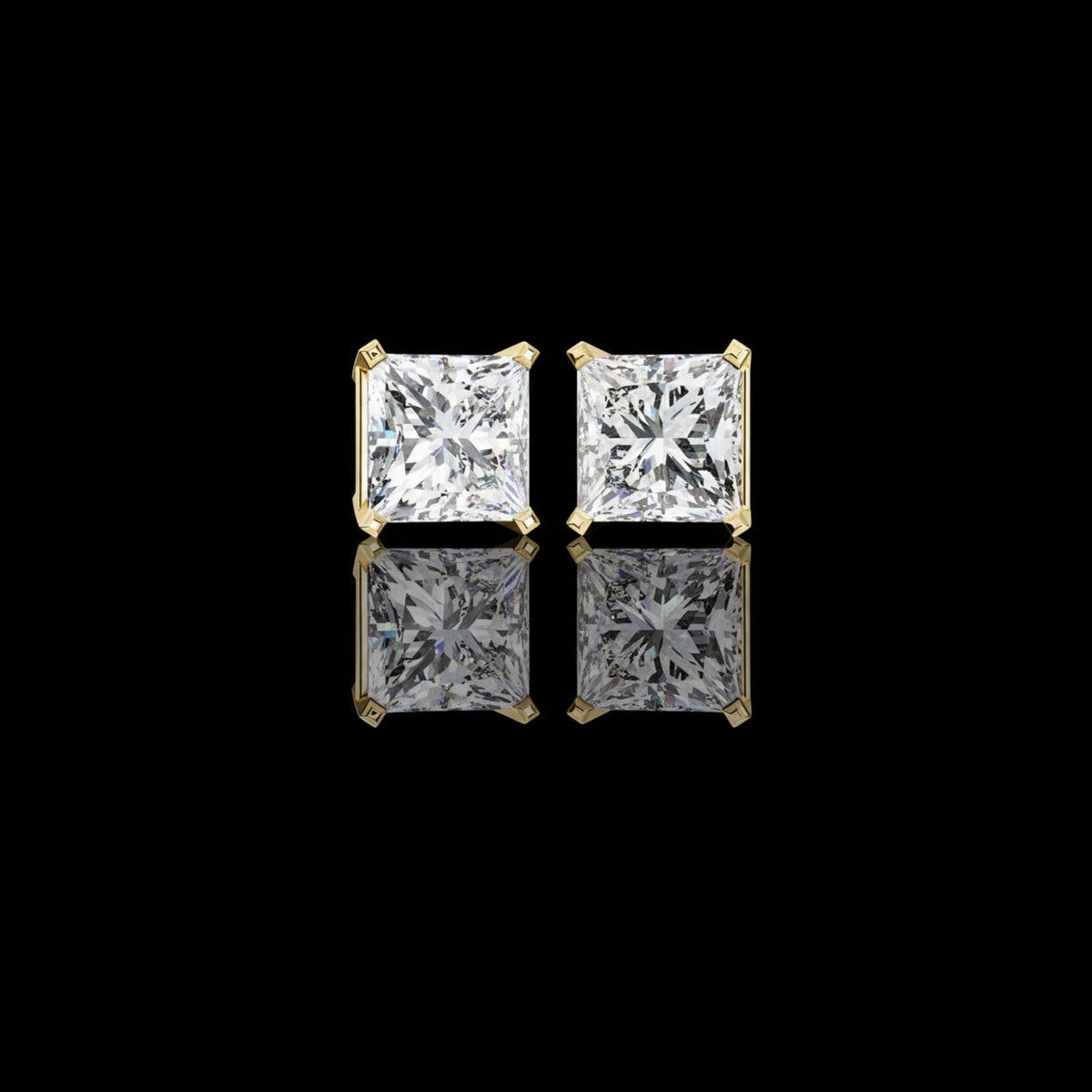 Discover the Beauty of Moissanite Princess Diamond Earrings For Everyday
