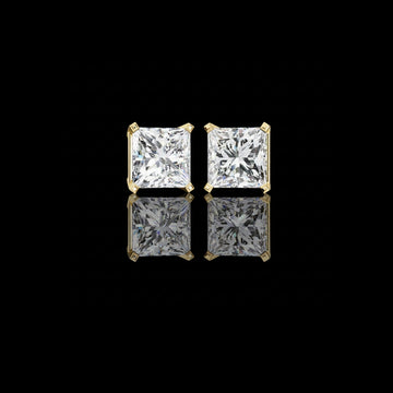 Discover the Beauty of Moissanite Princess Diamond Earrings For Everyday