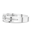 Round Cut Moissanite Diamond Men's Tension Set Solitaire Ring - View 9
