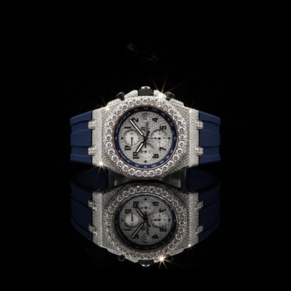 Half Iced Out Watch.