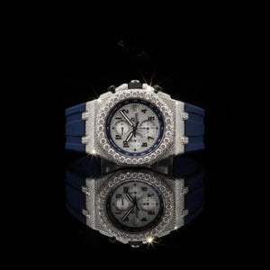 Half Iced Out Lab Grown Diamond Watches