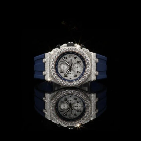 Half Iced Out Watch.